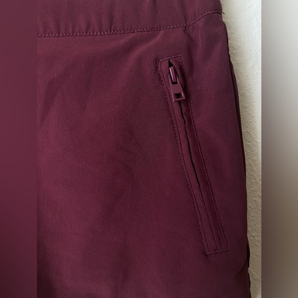 EUC 90Degree Burgundy Shorts - Picture 2 of 6